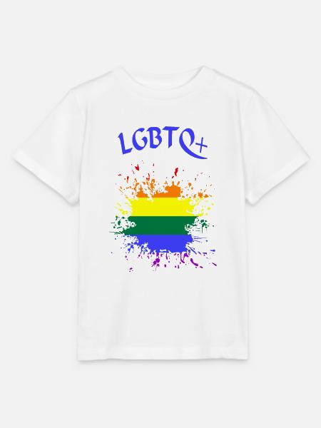 LGBTQ Splash - Stanley/Stella Kinder T-Shirt MINI CREATOR - Weiß
