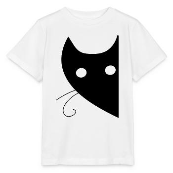 TÊTE DE CHAT - T-shirt bio MINI CREATOR Stanley/Stella Enfant - blanc - Devant - Maike (125cm)