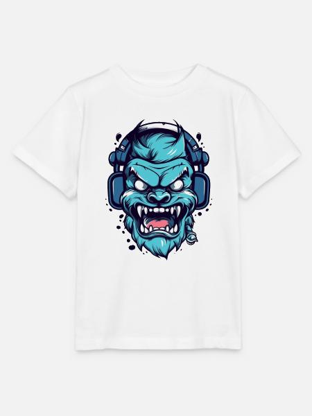 cool Gamer - Stanley/Stella Kinder T-Shirt MINI CREATOR  - Weiß