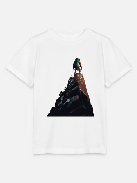 Bergsteiger - Stanley/Stella Kinder T-Shirt MINI CREATOR  - Weiß