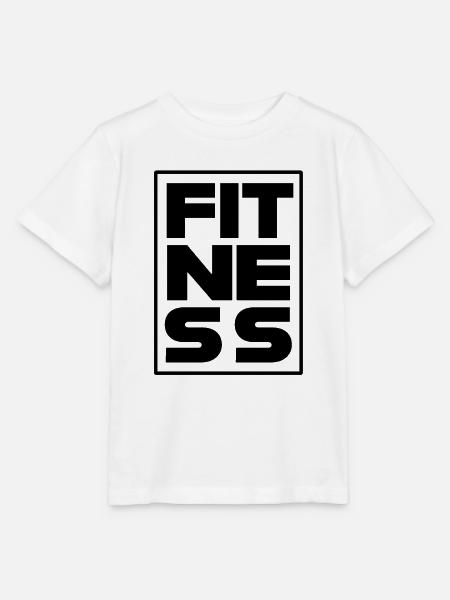 fitness mit rahmen black - Stanley/Stella Kinder T-Shirt MINI CREATOR  - Weiß