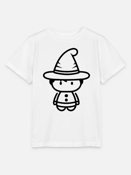 Kleine Hexe - Stanley/Stella Kinder T-Shirt MINI CREATOR - Weiß