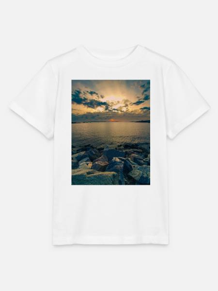 Ozean - Stanley/Stella Kinder T-Shirt MINI CREATOR - Weiß
