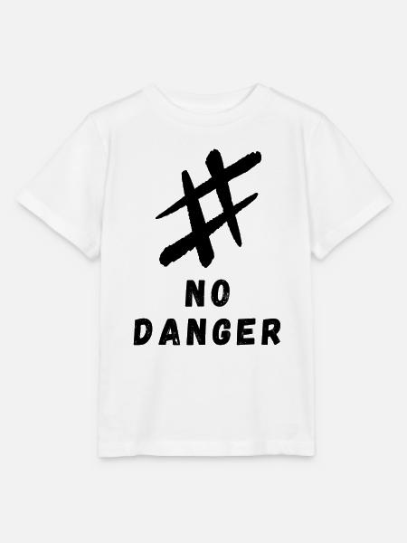 #no danger - Stanley/Stella Kinder T-Shirt MINI CREATOR - Weiß