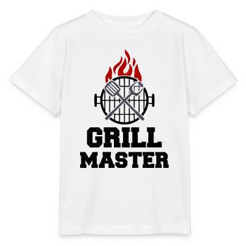 Grill Master BBQ - Stanley/Stella MINI CREATOR Kids’ T-Shirt - white - Front - Maike (125cm)