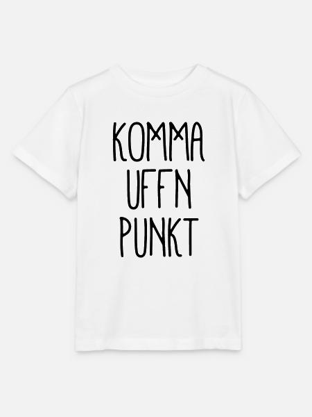 Berlin Dialekt - Komma Uffn Punkt - Stanley/Stella Kinder T-Shirt MINI CREATOR  - Weiß