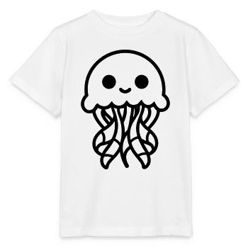 Jellyfish - Stanley/Stella MINI CREATOR Kids’ T-Shirt - white - Front - Maike (125cm)