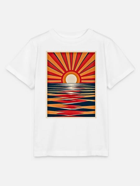 Retro Glow - Stanley/Stella Kinder T-Shirt MINI CREATOR - Weiß