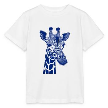 Pop Art Giraffe - Stanley/Stella MINI CREATOR Kids’ T-Shirt - white - Front - Maike (125cm)