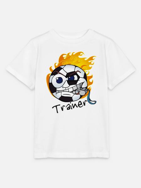 soccer_trainer - Stanley/Stella Kinder T-Shirt MINI CREATOR - Weiß