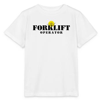 Forklift Operator Certification - Stanley/Stella Kinder T-Shirt MINI CREATOR  - Weiß - Vorne - Maike (125cm)