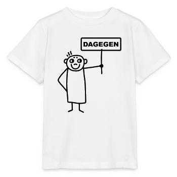 Männchen dagegen - Stanley/Stella Kinder T-Shirt MINI CREATOR  - Weiß - Vorne - Maike (125cm)