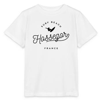 Hossegor Surf Beach - Frankreich - Stanley/Stella Kinder T-Shirt MINI CREATOR  - Weiß - Vorne - Maike (125cm)