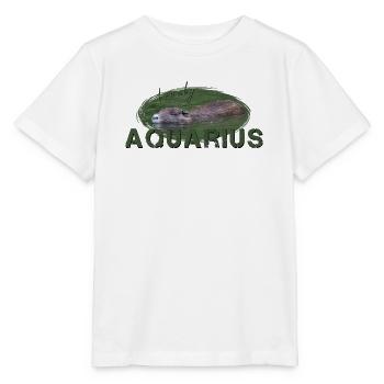 Signe du zodiaque du Verseau - T-shirt bio MINI CREATOR Stanley/Stella Enfant - blanc - Devant - Maike (125cm)