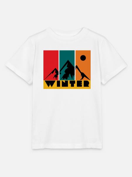 Winter - Stanley/Stella Kinder T-Shirt MINI CREATOR - Weiß