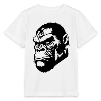 Gorilla Head - Stanley/Stella MINI CREATOR Kids’ T-Shirt - white - Front - Maike (125cm)