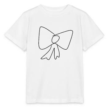 Motif d’icône de boucle - T-shirt bio MINI CREATOR Stanley/Stella Enfant - blanc - Devant - Maike (125cm)