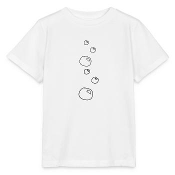 Seifenblasen kreise formen wasser form - Stanley/Stella Kinder T-Shirt MINI CREATOR  - Weiß - Vorne - Maike (125cm)