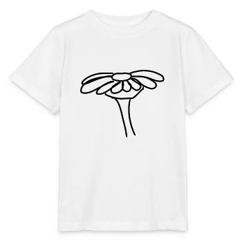 Page d’icône de fleur - T-shirt bio MINI CREATOR Stanley/Stella Enfant - blanc - Devant - Maike (125cm)