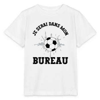 je serai dans mon bureau - T-shirt bio MINI CREATOR Stanley/Stella Enfant - blanc - Devant - Maike (125cm)