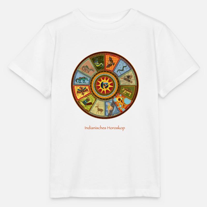 Indianisches Horoskop - Stanley/Stella Kinder T-Shirt MINI CREATOR  - Weiß
