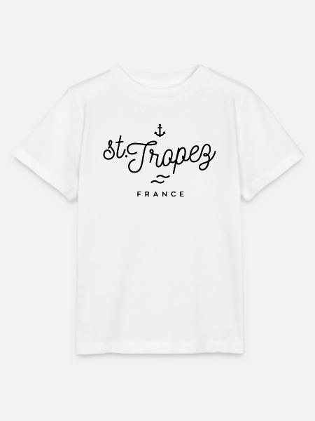 Saint-Tropez - Frankreich - Stanley/Stella Kinder T-Shirt MINI CREATOR - Weiß