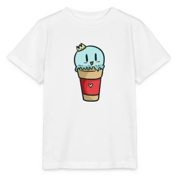 Prinz Prinzessin Eis Kindershirt kidscontest - Stanley/Stella Kinder T-Shirt MINI CREATOR  - Weiß - Vorne - Maike (125cm)