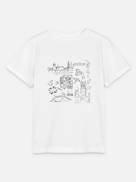 London - Stanley/Stella Kinder T-Shirt MINI CREATOR - Weiß