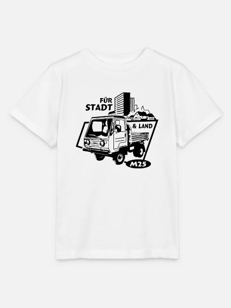 Multicar M25 IFA Mobile - Stanley/Stella Kinder T-Shirt MINI CREATOR  - Weiß
