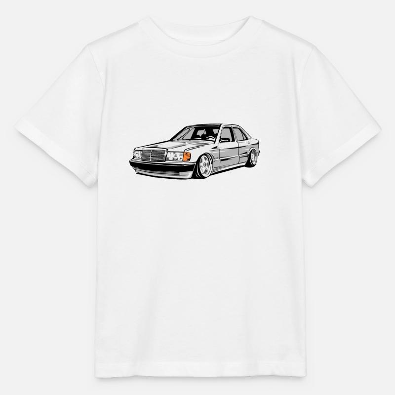 W201 E190 tuning car - Stanley/Stella Kinder T-Shirt MINI CREATOR  - Weiß