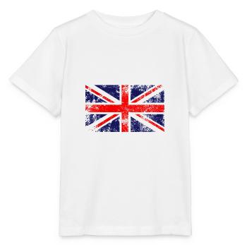 Union Jack Flagge | Flagge des Vereinigten Königreichs | Britische Flagge - Stanley/Stella Kinder T-Shirt MINI CREATOR  - Weiß - Vorne - Maike (125cm)