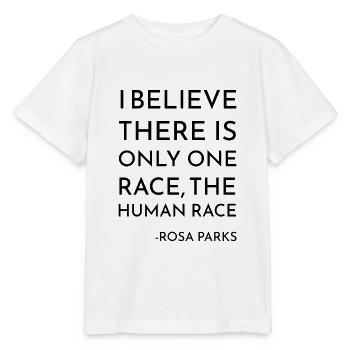 Rosa Bus Parks Zitat Anti Rassismus Nah Geschenk - Stanley/Stella Kinder T-Shirt MINI CREATOR  - Weiß - Vorne - Maike (125cm)