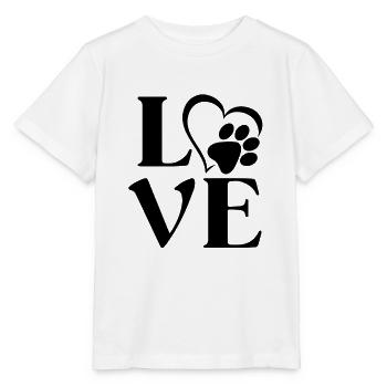 Love Paw - Stanley/Stella MINI CREATOR Kids’ T-Shirt - white - Front - Maike (125cm)