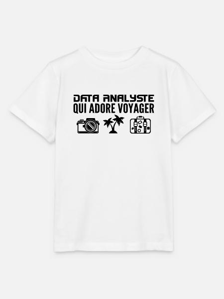 Reisende & Datenanalysten: Leidenschaft & Entdeckung - Stanley/Stella Kinder T-Shirt MINI CREATOR  - Weiß