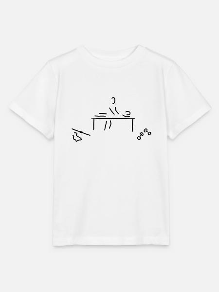 massage physiotherapie - Stanley/Stella Kinder T-Shirt MINI CREATOR - Weiß