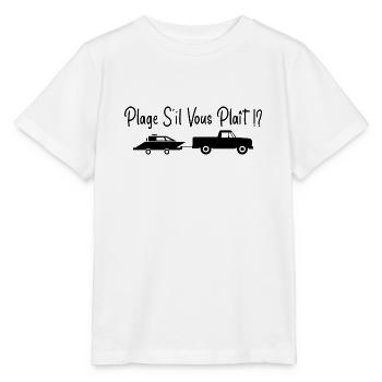 Plage S'il Vous Plaît !? - T-shirt bio MINI CREATOR Stanley/Stella Enfant - blanc - Devant - Maike (125cm)