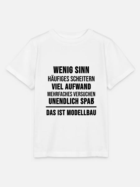 Modellbau Modellbauer Lustiges Geschenk - Stanley/Stella Kinder T-Shirt MINI CREATOR  - Weiß