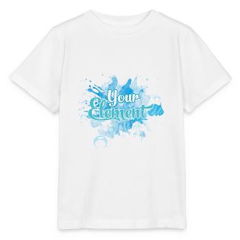 Mako Einfach Meerjungfrau Logo - Stanley/Stella Kinder T-Shirt MINI CREATOR  - Weiß - Vorne - Maike (125cm)