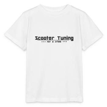Scooter tuning pas un crime - T-shirt bio MINI CREATOR Stanley/Stella Enfant - blanc - Devant - Maike (125cm)