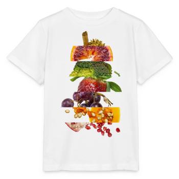 Obst & Gemüse - Stanley/Stella Kinder T-Shirt MINI CREATOR  - Weiß - Vorne - Maike (125cm)