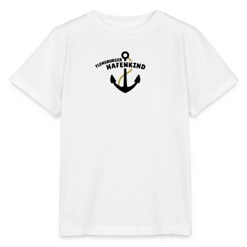 Flensburger Hafenkind - Stanley/Stella Kinder T-Shirt MINI CREATOR  - Weiß - Vorne - Maike (125cm)