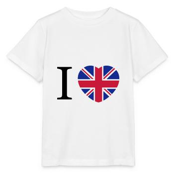 Union jack - Stanley/Stella MINI CREATOR Kids’ T-Shirt - white - Front - Maike (125cm)