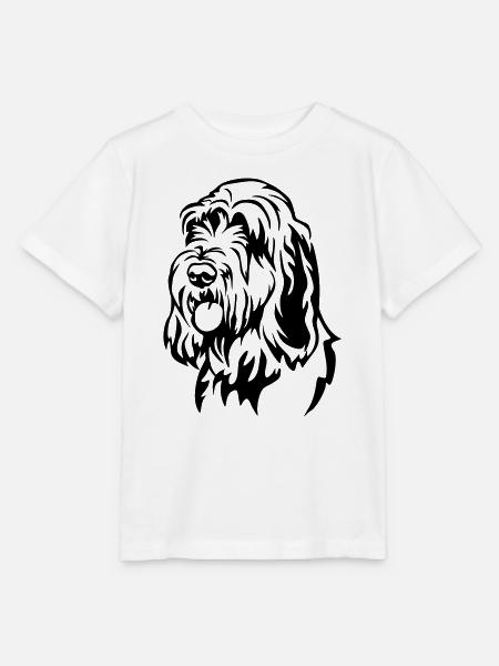 Spinone Italiano Kopf - Stanley/Stella Kinder T-Shirt MINI CREATOR - Weiß