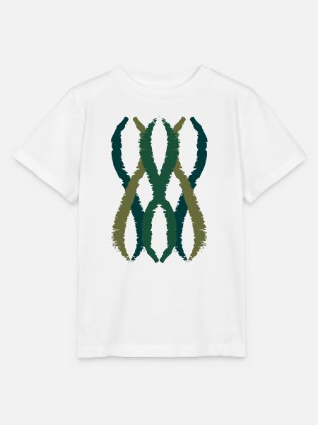 wave Art 03 - Stanley/Stella Kinder T-Shirt MINI CREATOR - Weiß