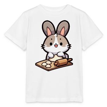 Bunny Baker: Der Teig-Delighter - Stanley/Stella Kinder T-Shirt MINI CREATOR  - Weiß - Vorne - Maike (125cm)