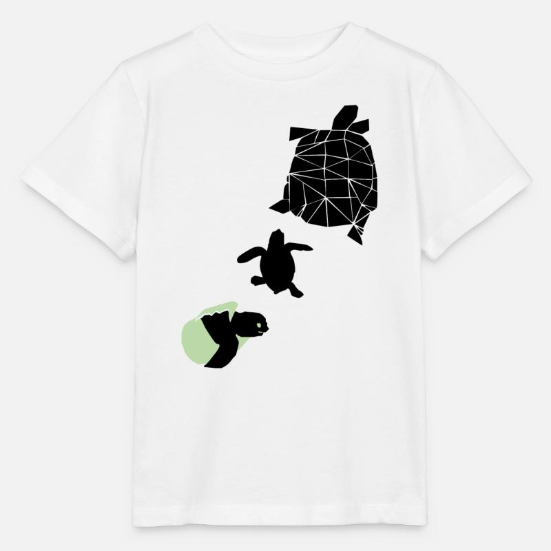 Schildkröte - Stanley/Stella Kinder T-Shirt MINI CREATOR  - Weiß