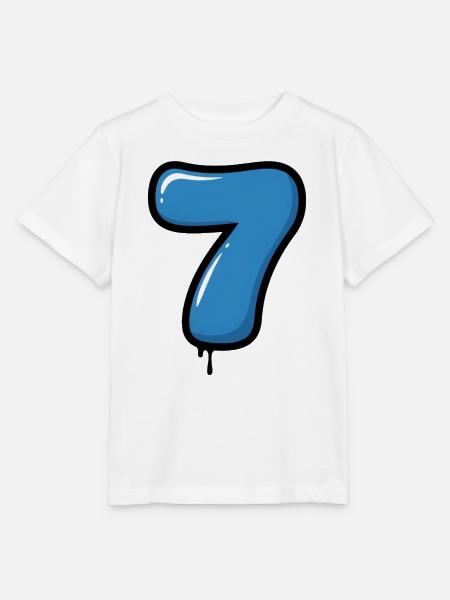 Blauer Ballon Die Sieben - Stanley/Stella Kinder T-Shirt MINI CREATOR - Weiß