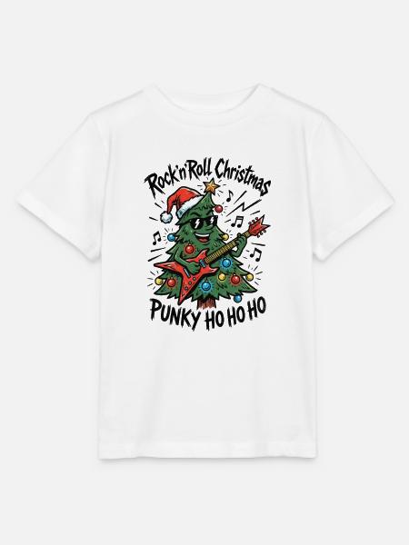 Rock'n'Roll Christmas - Stanley/Stella Kinder T-Shirt MINI CREATOR - Weiß