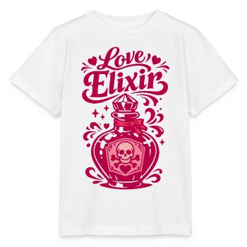 Love Elixir Heart Bottle | Valentine's Day - Stanley/Stella MINI CREATOR Kids’ T-Shirt - white - Front - Maike (125cm)