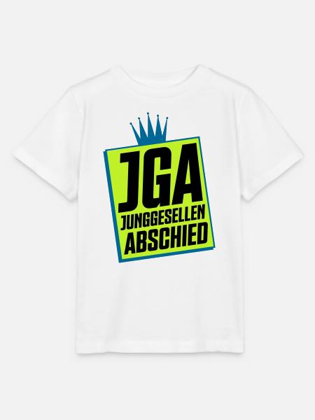 Junggesellenabschied JGA Neon Design - Stanley/Stella Kinder T-Shirt MINI CREATOR - Weiß